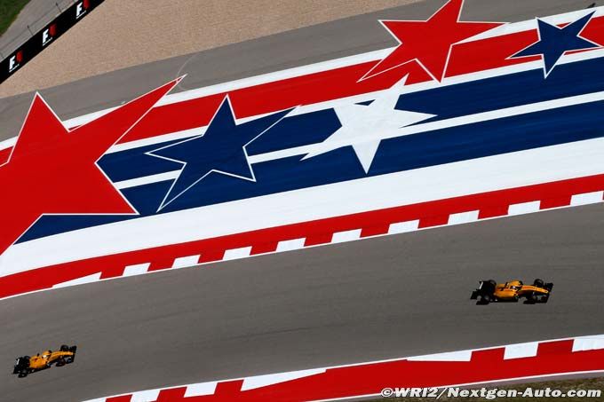 Race - US GP report: Renault F1