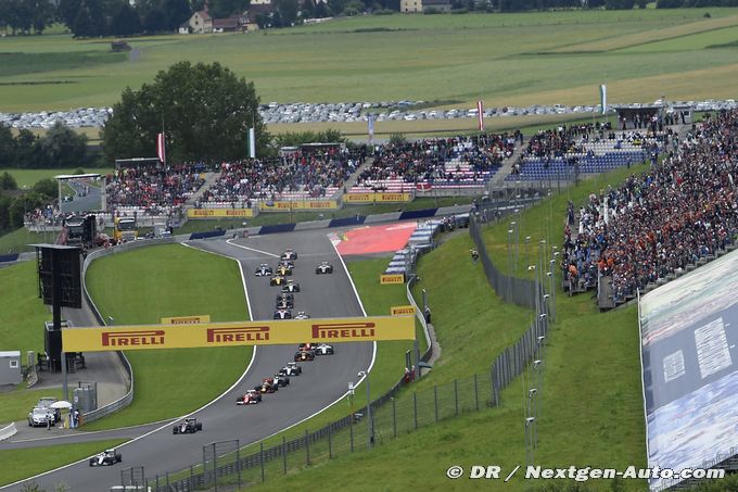 Le Red Bull Ring dans le rouge