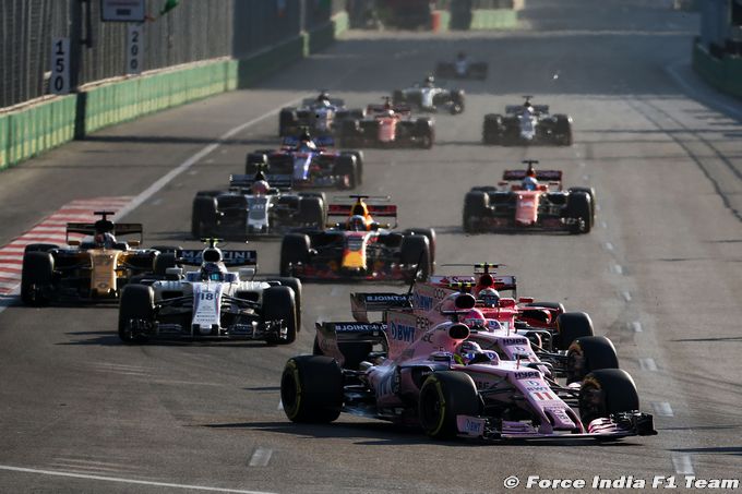 Force India says driver clash 'unac