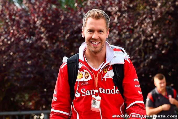 Vaille que vaille, Vettel entretient
