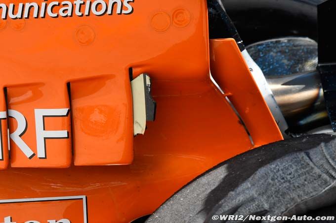 McLaren en route vers l'orange