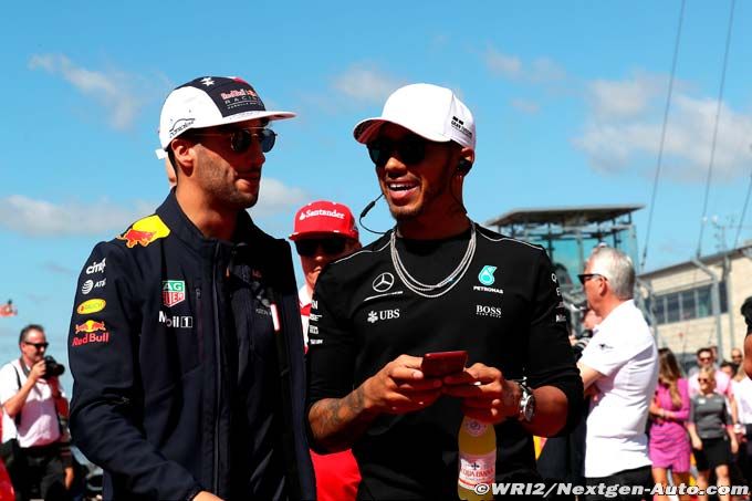 Hamilton désigne Ricciardo en tant (...)