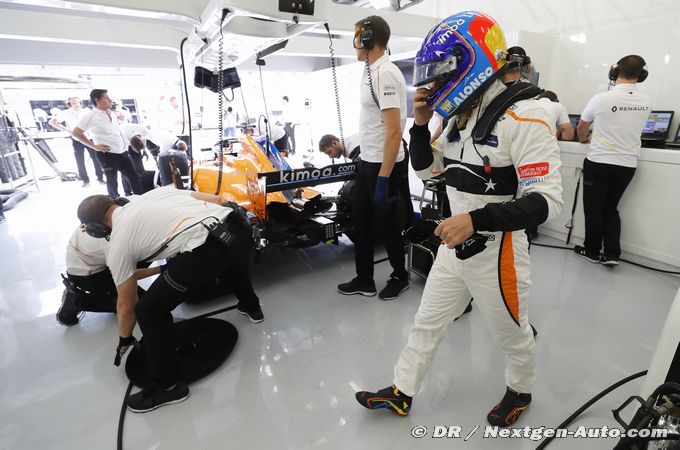 Alonso : McLaren est 3e au classement,