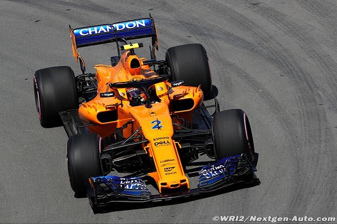 Le problème principal de la McLaren se