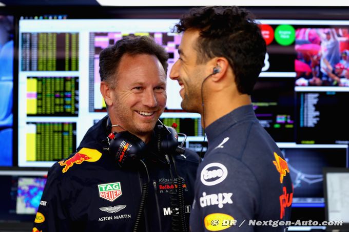 Horner a cru à une blague de Ricciardo !