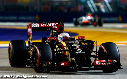 Grosjean slams Renault in Singapore