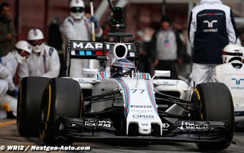 Bottas : la Williams FW37 est compétitiv