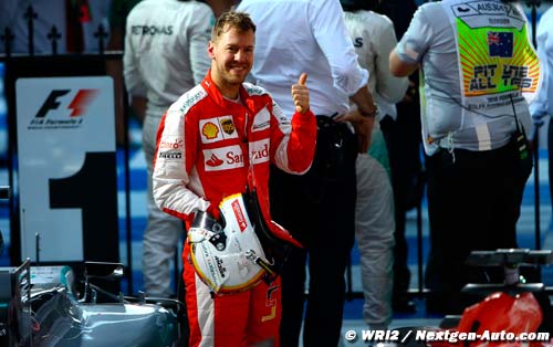 Vettel : Je me ch**** dessus pendant les
