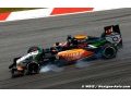 Force India progresse mais s'inquiète pour les pneus
