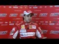 Video - Interviews with Alonso and Massa before Valencia